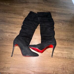 Black Christian Louboutin Boots